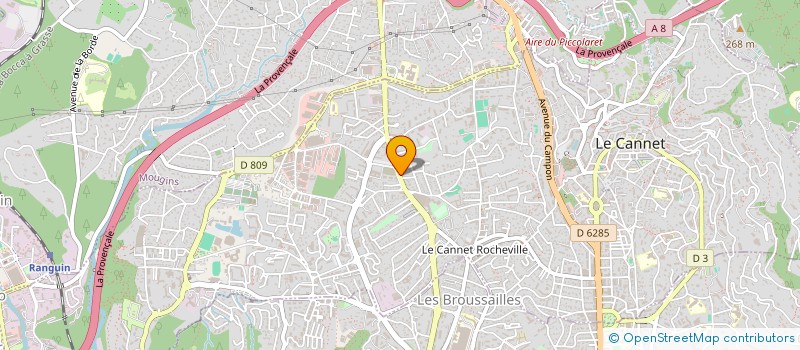 localisation de l'entreprise PEPIOLE PIZZA CANNET à LE CANNET