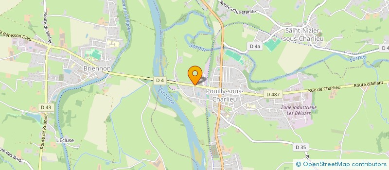 localisation de l'entreprise PEPITAS GRECQUE  POUILLY-SOUS-CHARLIEU