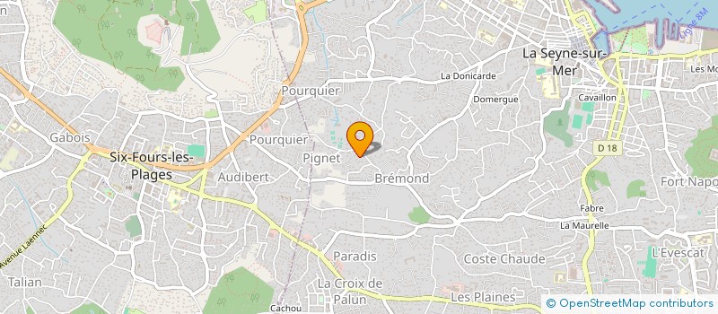 localisation de l'entreprise PEPITAULT à LA SEYNE-SUR-MER