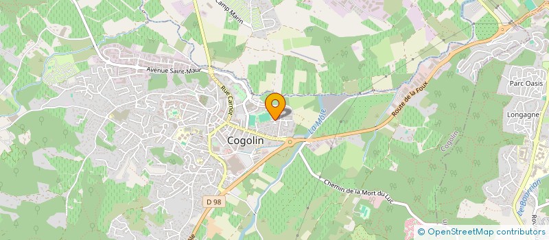 localisation de l'entreprise PEPITE  COGOLIN
