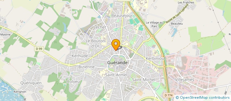 localisation de l'entreprise PEPITE  GUERANDE