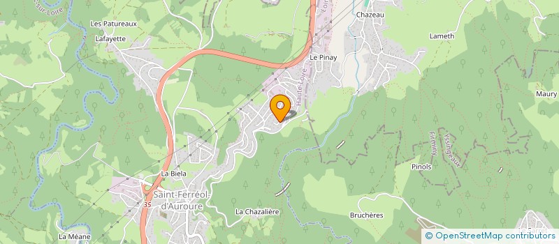 localisation de l'entreprise PEPITE  SAINT-FERREOL-D'AUROURE