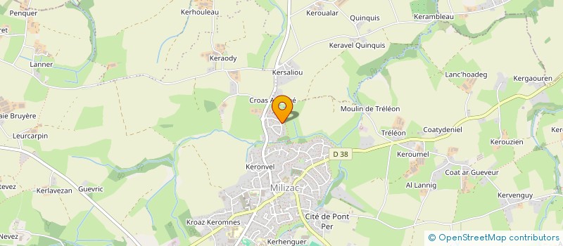localisation de l'entreprise PEPITE  MILIZAC-GUIPRONVEL