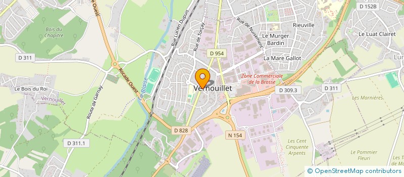 localisation de l'entreprise PEPITES à VERNOUILLET