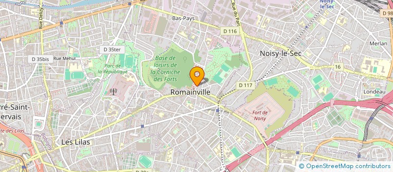 localisation de l'entreprise PEPITES à ROMAINVILLE
