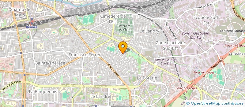 localisation de l'entreprise PEPITES D 'AZUR  RENNES