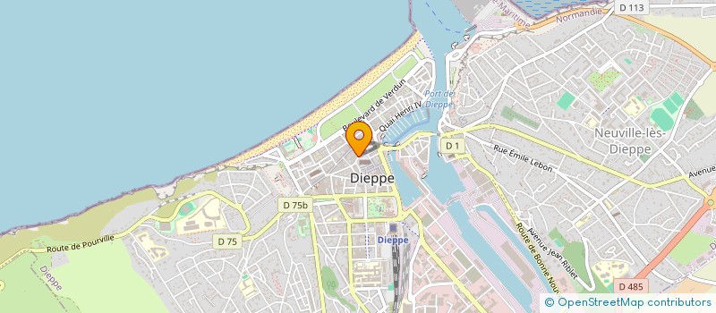 localisation de l'entreprise PEPITES DE PAINS à DIEPPE