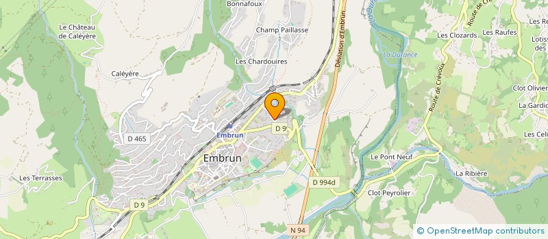 localisation de l'entreprise PEPITES DES BOIS  EMBRUN