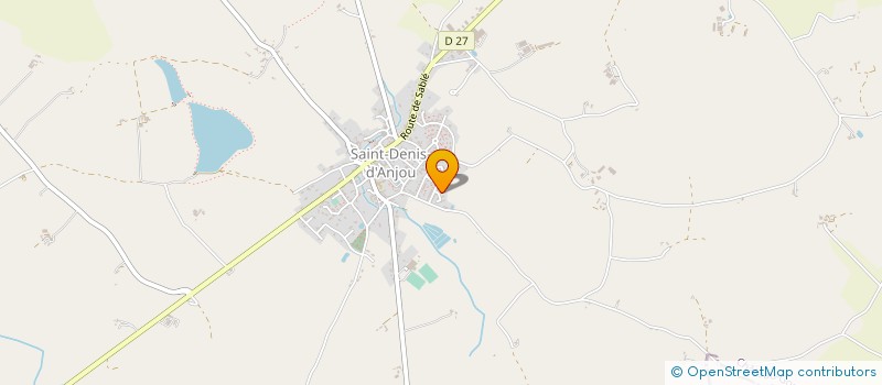 localisation de l'entreprise PEPITES EN VRAC  SAINT-DENIS-D'ANJOU