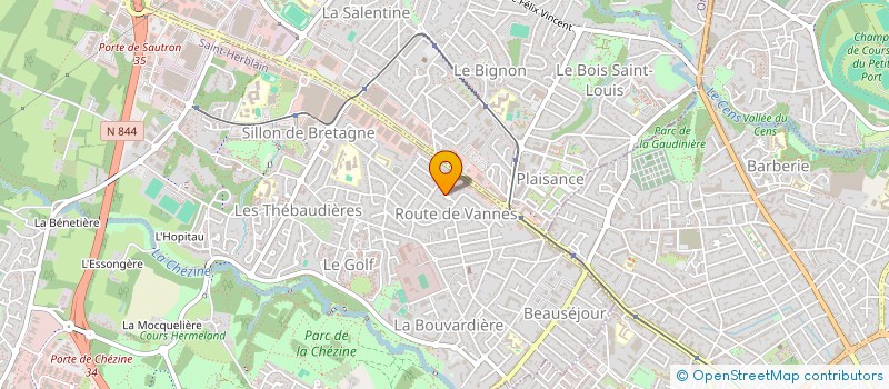 localisation de l'entreprise PEPITES RH à SAINT-HERBLAIN