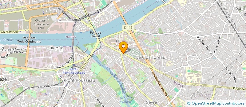 localisation de l'entreprise PEPITES SERVICES à NANTES