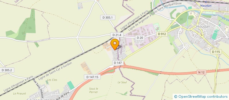 localisation de l'entreprise PEPITO à GOUSSAINVILLE