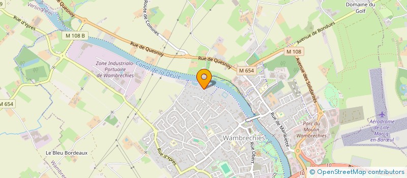 localisation de l'entreprise PEPITO  WAMBRECHIES