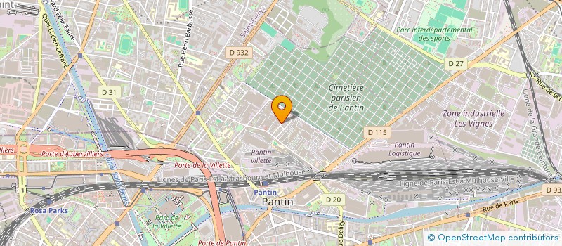 localisation de l'entreprise PEPITO INVEST à PANTIN