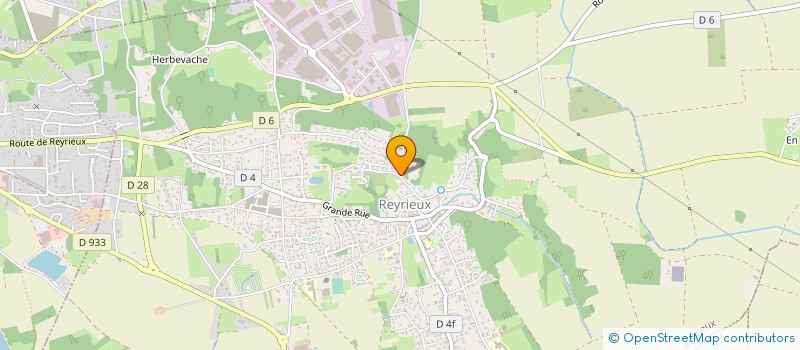 localisation de l'entreprise PEPON à REYRIEUX