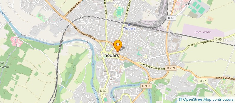 localisation de l'entreprise PEPONE à THOUARS