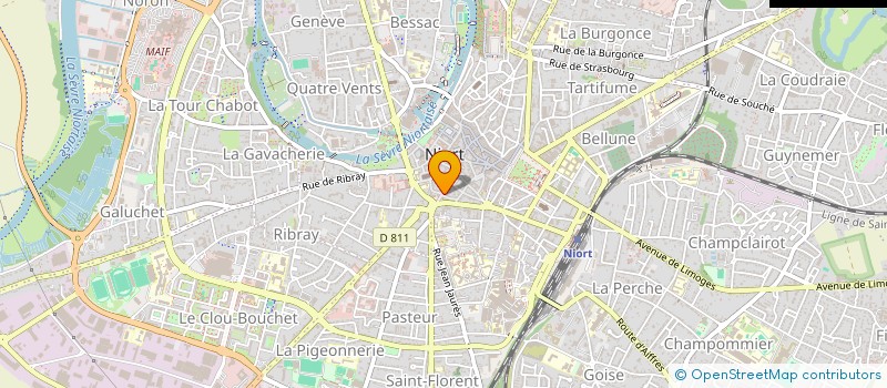 localisation de l'entreprise PEPP.J à NIORT
