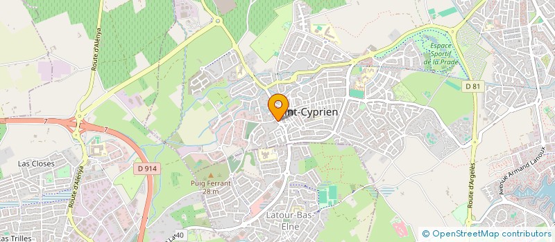 localisation de l'entreprise PEPPACORP  SAINT-CYPRIEN