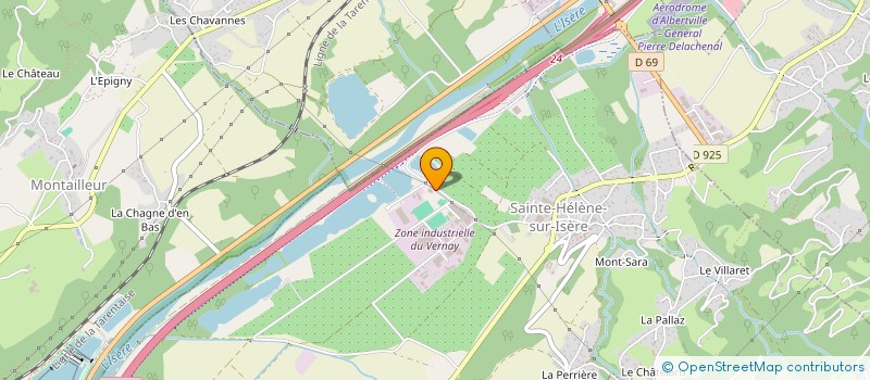 localisation de l'entreprise PEPPAS FRANCE à SAINTE-HELENE-SUR-ISERE