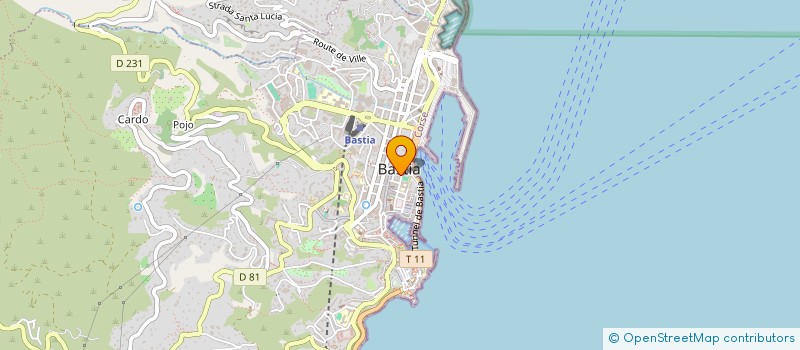 localisation de l'entreprise PEPPER à BASTIA