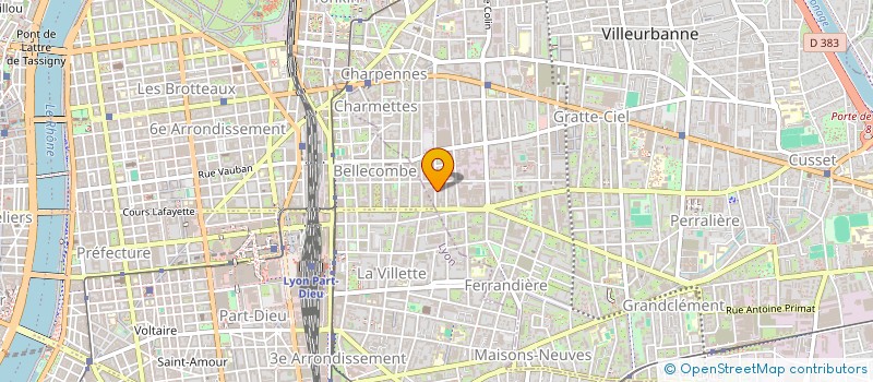 localisation de l'entreprise PEPPER EVENTS  VILLEURBANNE