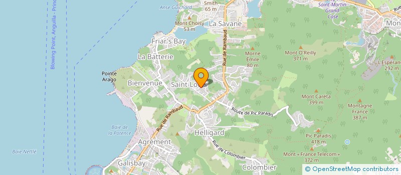 localisation de l'entreprise PEPPER POT PROJECTS WITHIN A VISION  SAINT MARTIN