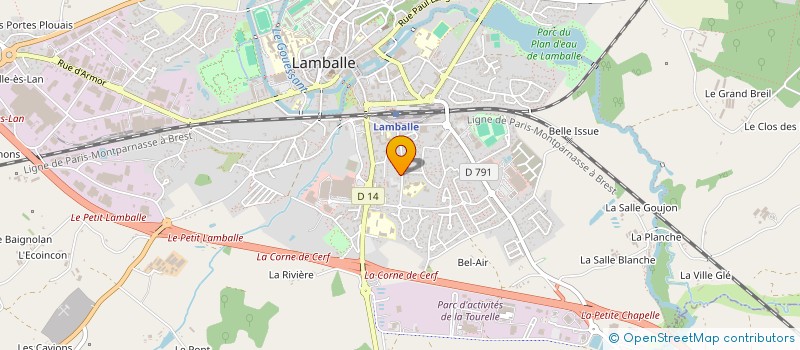 localisation de l'entreprise PEPPERBEEFBAND à LAMBALLE-ARMOR