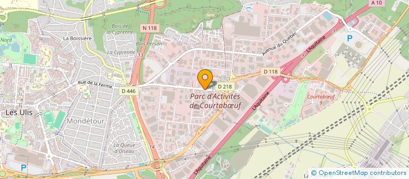 localisation de l'entreprise PEPPERL FUCHS EURL à LES ULIS