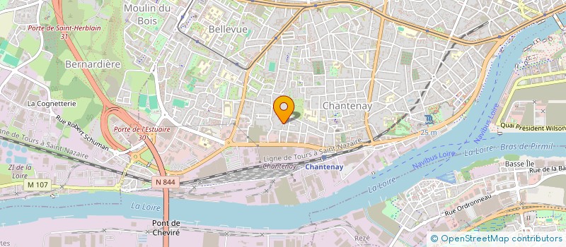 localisation de l'entreprise PEPPERMINT à NANTES