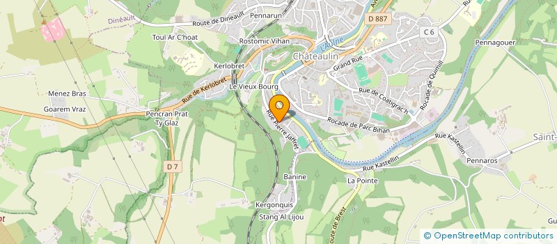 localisation de l'entreprise PEPPETTE  CHATEAULIN