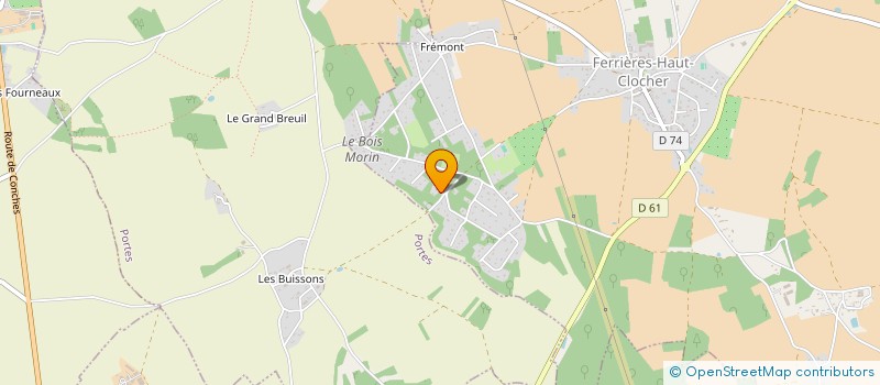 localisation de l'entreprise PEPPIN HOLDINGS  FERRIERES-HAUT-CLOCHER