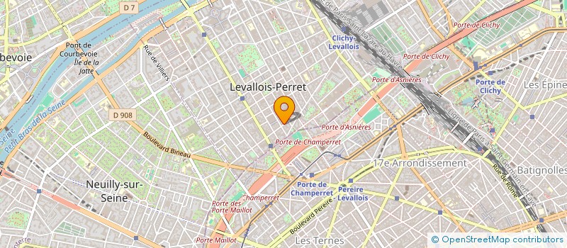localisation de l'entreprise PEPPINO à LEVALLOIS-PERRET