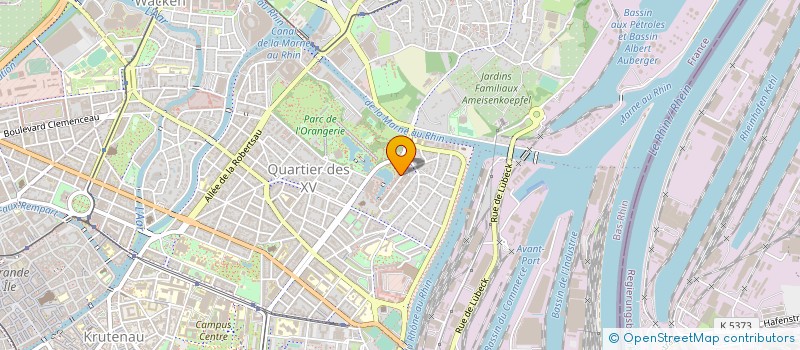 localisation de l'entreprise PEPPLER PEINTURES à STRASBOURG