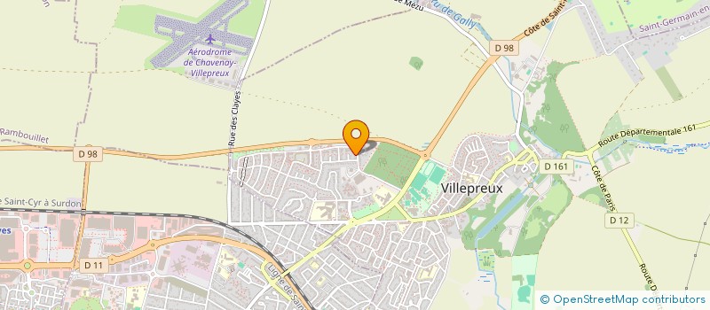 localisation de l'entreprise PEPPO RAVET  VILLEPREUX