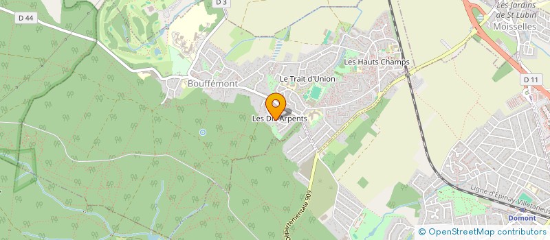 localisation de l'entreprise PEPPONE 35  BOUFFEMONT