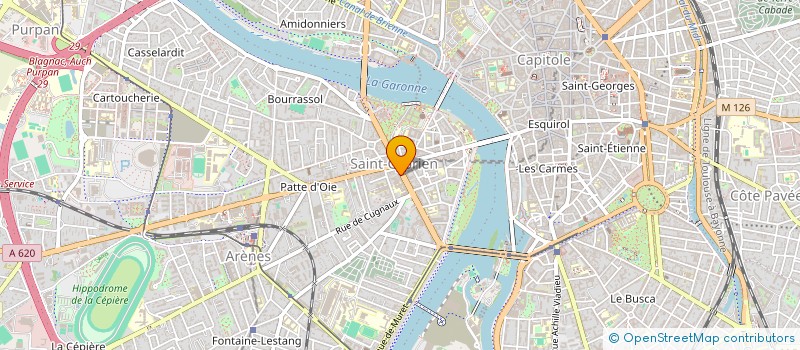 localisation de l'entreprise PEPPONITA ST CYPRIEN à TOULOUSE