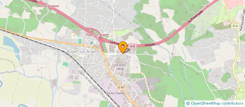 localisation de l'entreprise PEPPS à PUGET-SUR-ARGENS
