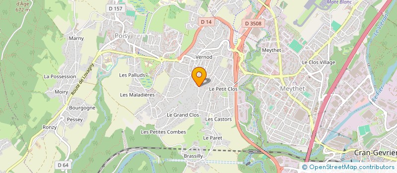 localisation de l'entreprise PEPRUCO  POISY