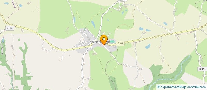 localisation de l'entreprise PEPS 22  VALDERIES