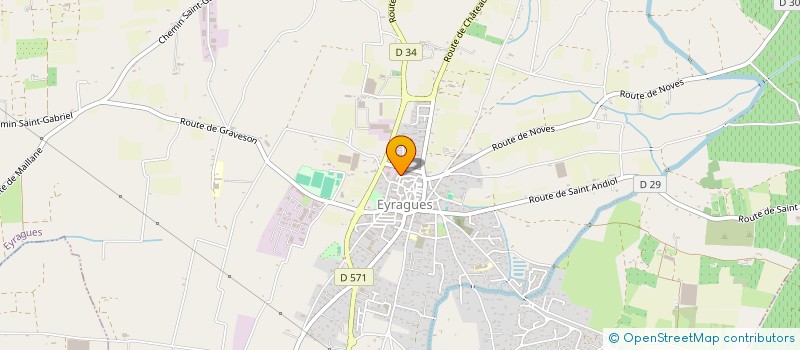 localisation de l'entreprise PEPS à EYRAGUES
