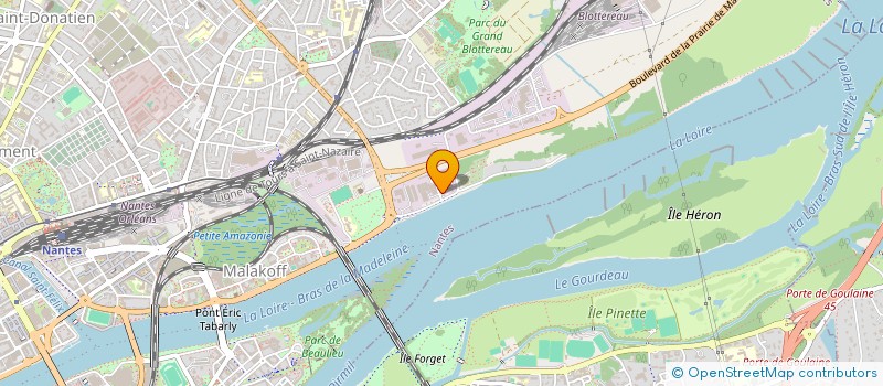 localisation de l'entreprise PEPS à NANTES