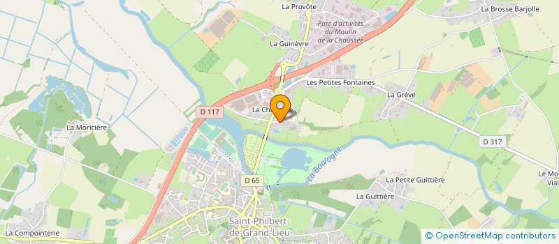 localisation de l'entreprise PEPS  SAINT-COLOMBAN