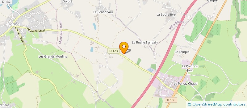 localisation de l'entreprise PEPS  MOZE-SUR-LOUET