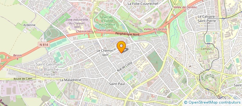 localisation de l'entreprise PEPS FORMATIONS à CAEN