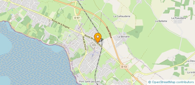 localisation de l'entreprise PEPS MEDIA  LA BERNERIE-EN-RETZ