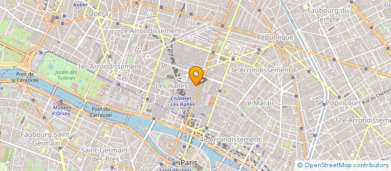 localisation de l'entreprise PEPS SARL à PARIS