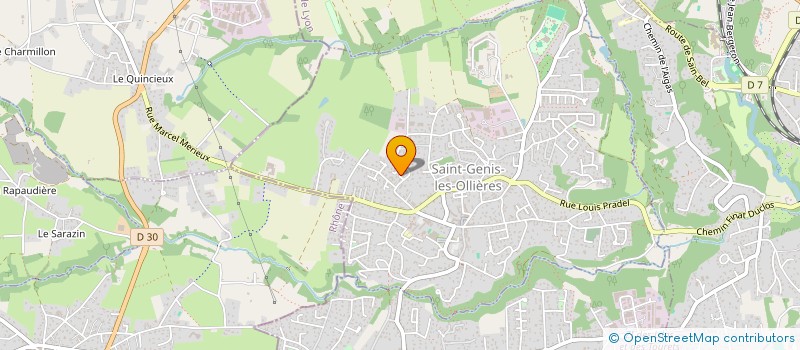 localisation de l'entreprise PEPS TRANSITION  SAINT-GENIS-LES-OLLIERES