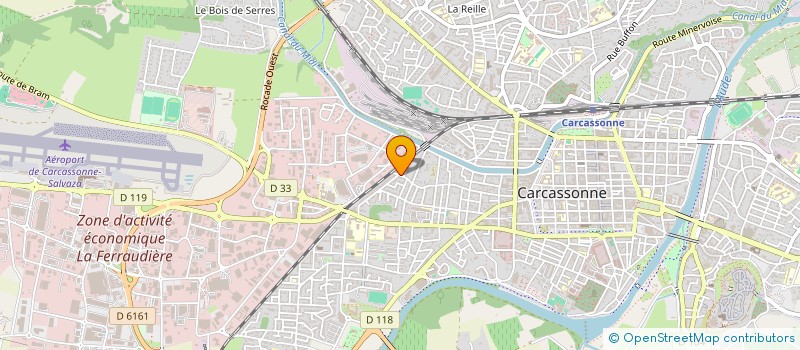 localisation de l'entreprise PEPS11 - PROMOTION ET PREVENTION SANTE 11 à CARCASSONNE