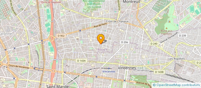 localisation de l'entreprise PEPSAPRO à MONTREUIL