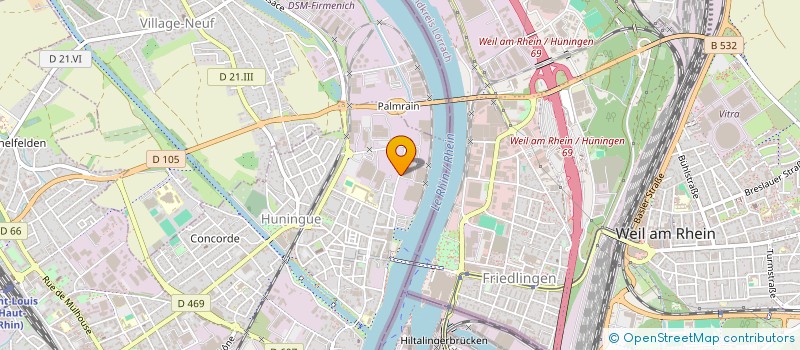 localisation de l'entreprise PEPSI-ENLI  HUNINGUE